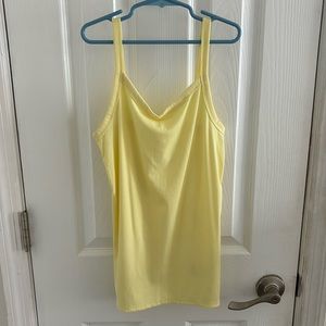 Plain Yellow Tank Top